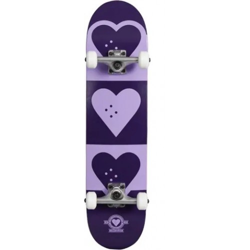 Heart Supply Quadron Logo Riedlentė Violetinė