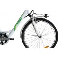 Elektrinis dviratis Italwin Nuvola4, Variklio galia 250 W, Baltas/Žalias