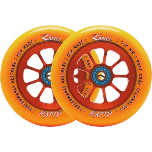 River Naturals Rapid Pro Scooter Wheels, 110 mm, 2 vnt.