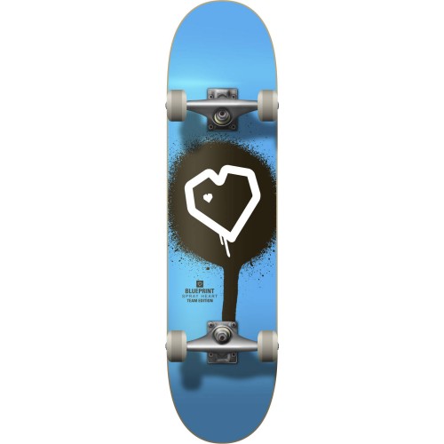Riedlentė Blueprint Spray Heart V2 Complete, Blue/Black/White