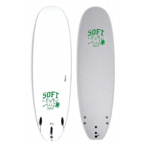 Softdog Skooldog Soft Top banglentė, Grey/Green