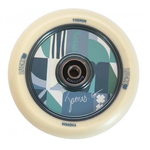 Lucky Lunar 110mm James Gellatly Signature Pro Scooter Wheel (110mm, Yellow)