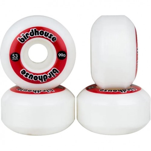 Birdhouse logo wheels 99a Red 53x32mm