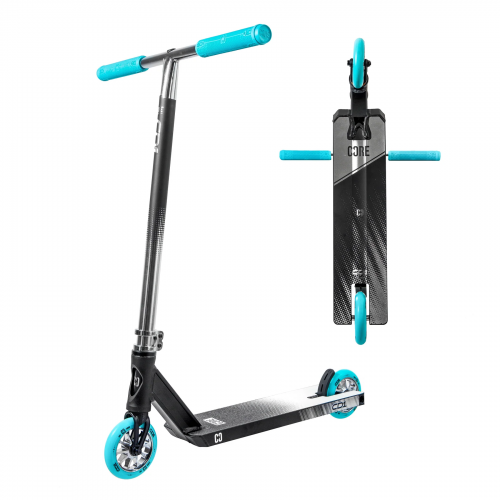 CORE CD1 Scooter - (Chrome/Teal)