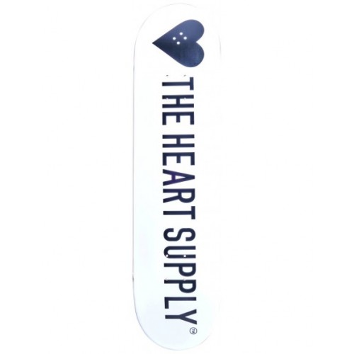 THE HEART SUPPLY STRONG DECK WHITE - 8"