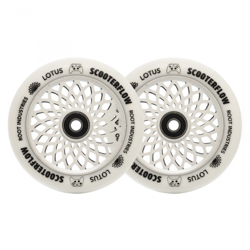 ScooterFlow Pro Scooter Wheels 2-Pack WHITE