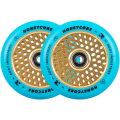 Root Limited Honeycore Pro Scooter Wheels (Blue/Yellow)