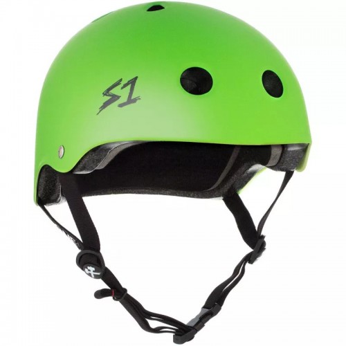 S-ONE HELMET LIFER BRIGHT GREEN MATTE L