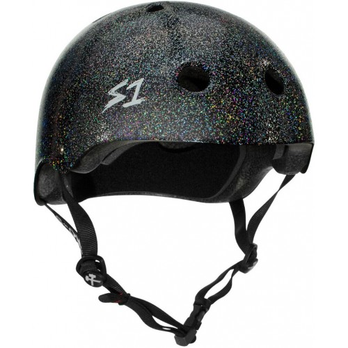 S-ONE HELMET LIFER BLACK GLOSS GLITTER L