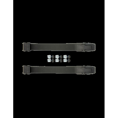 FR - SAFETY TOP BUCKLES (MALE+FEMALE) PAIR Black 180mm