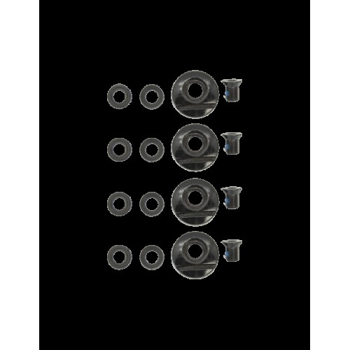 FR - CUFF BUTTON SET x4 Black