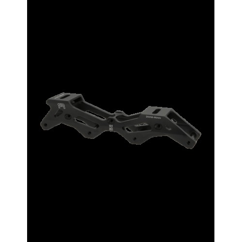 FR - FREERIDE 90/80 FLAT FRAMES - BLACK - 253mm 4 Wheels Flat 253mm Black