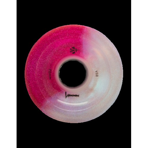 LUMINOUS - LED WHEELS - 70x51mm/85A - PACK OF 4 70x51mm Cotton Candy