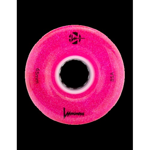 LUMINOUS - LED WHEEL - 65x37mm/85A - PACK OF 4 Blue Glow 65x37mm