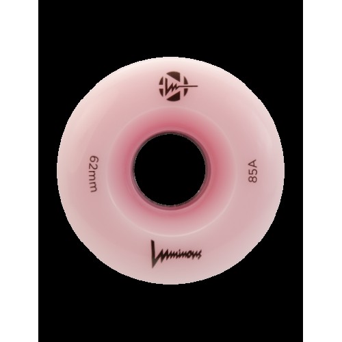 LUMINOUS - LED QUAD WHEEL - 62mm/85A - SIXIES (6LED) - PACK OF 4 62x34mm 85A SIXIES (6LED) FLAMINGO