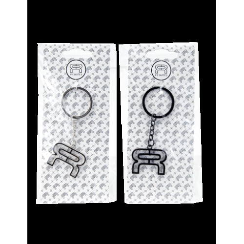 FR - KEY HOLDER - FR LOGO -  Silver