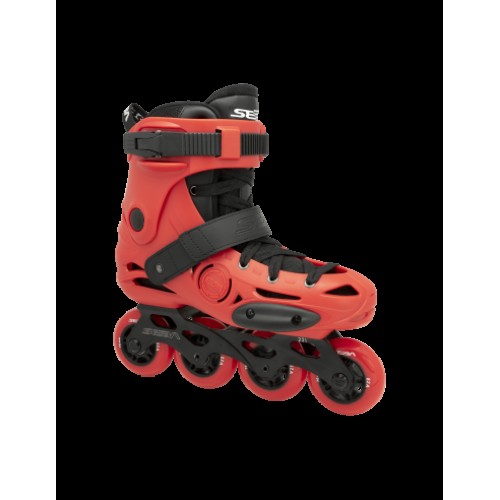 SEBA - E3 J - RED 4 Wheels 35-37 Red Rockerable