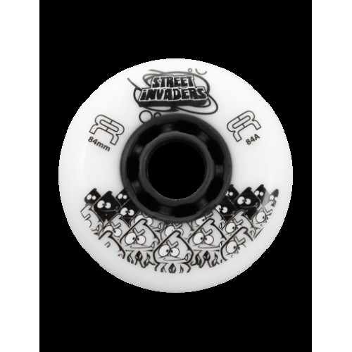 FR - STREET INVADERS WHEEL ROUND PROFILE 84/84A - 4 PACK White