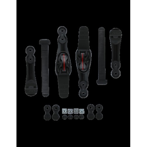 SEBA - DOUBLE STRAP E3 - BLACK - PAIR 34-37