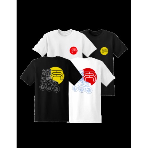 FR - SKATE DRAW TSHIRT L Black