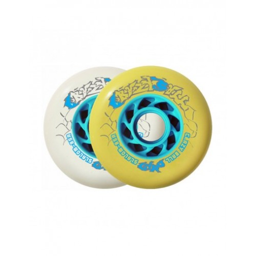 GYRO - CRAZY BALL WHEEL - 85A X1 72mm White Blue