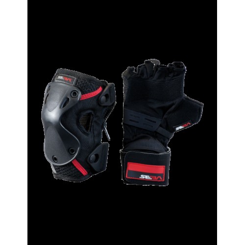 SEBA PROTECTIVE PACK x2 (glove & Knee Zip) S
